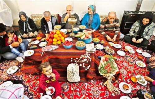 سنت های شب چله در گذشته ایران