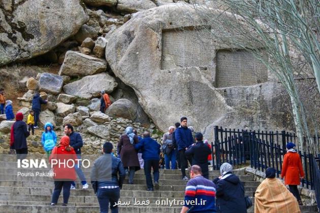 ۲۷ و نه دهم درصد از گردشگران نوروزی، اماکن تاریخی همدان را دیدند