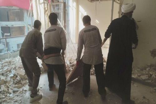 ۹۰ جهادگر مردمی در منطقه ۶ تهران کوشش برای بازسازی مناطق جنگ زده