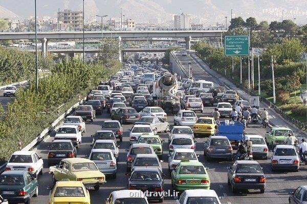 آخرین وضعیت ترافیک صبحگاهی تهران