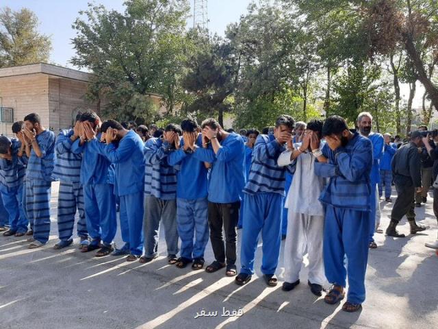 ۱۴۵ سارق حرفه ای و ۱۵ مالخر در تهران دستگیر شدند