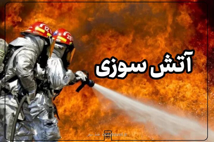 حریق یک باب مغازه در سمنان