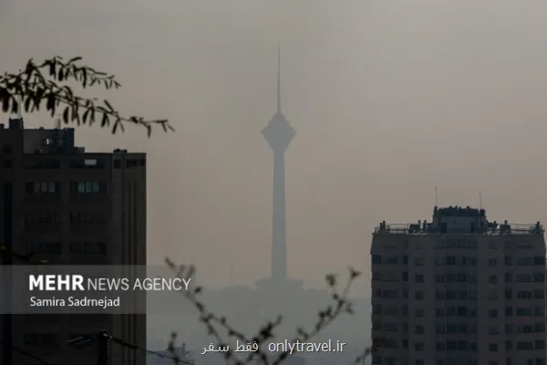 هوای تهران در وضعیت نارنجی و آلوده است