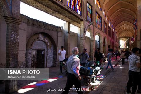 اخطار در مورد سقف در حال ریزش بازار آهنگران تهران اخطار در مورد سقف در حال ریزش بازار آهنگران تهران