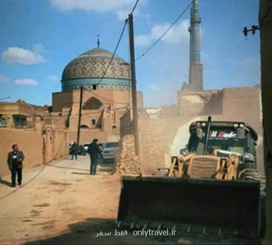 تخریبی در كار نیست، خاكبرداری با دقت انجام می شود تخریبی در كار نیست، خاكبرداری با دقت انجام می شود
